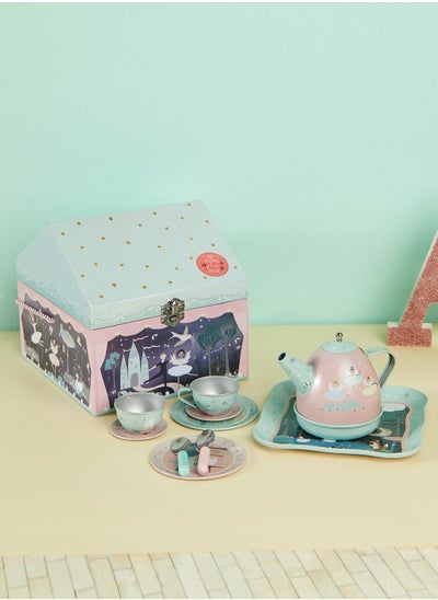 Buy Enchanted Musical Tin Tea Set in UAE