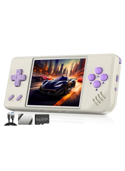 Buy RG28XX Handheld Game Console 2.83 inch 640*480 IPS Screen Linux System 3100mAh Video Retro Player Support HDMI Output TV 2.4G Wireless/Wired Controller Supports Music Video Player (White) in Saudi Arabia