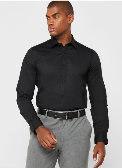 Buy Stretch Cotton Slim Fit Shirt in Saudi Arabia