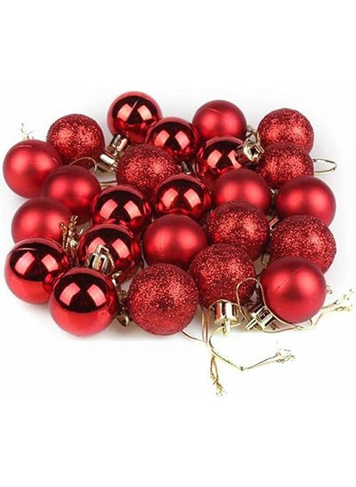 Buy 24 Pcs Christmas Balls Ornaments Shatterproof Xmas Trees Parties Decorations Balls in Egypt