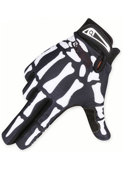 Buy Skeleton MTB Bike Motorcycles Gloves in UAE