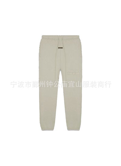 اشتري 2023 SS Silicone Print FOG Essentials Sweatpants Seal Grey Seal في الامارات