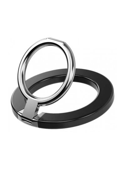 Buy Magnetic Magnetic Phone Grip 610 Round // black color in Saudi Arabia
