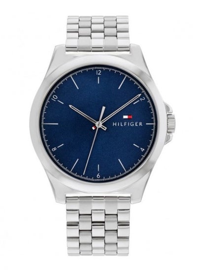 Buy TOMMY HILFIGER ROUND ANALOG MEN'S NAVY CASE WATCH - 1710630 in Saudi Arabia