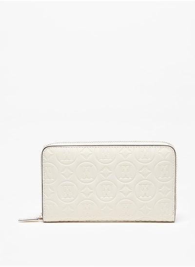 Buy Monogram Embossed Zip Around Wallet in Saudi Arabia