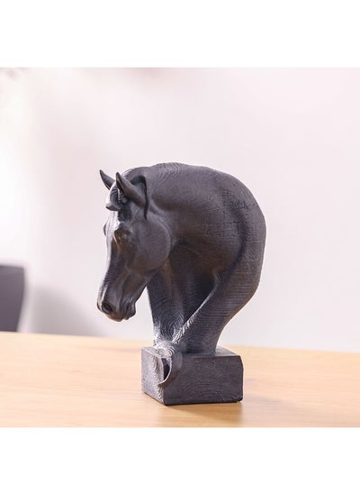 Buy Celesta Horse Tabletop Black 19.5X13X25.5Cm in UAE