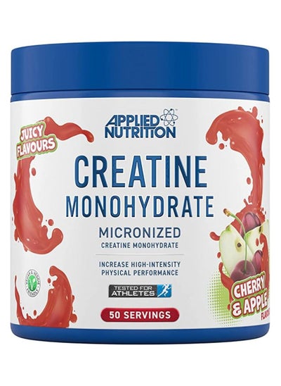 Buy Creatine Monohydrate Micronized Powder 250g Cherry & Apple in UAE