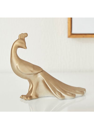 Buy Muse Ceramic Peacock 12 x 15 x 8 cm in UAE