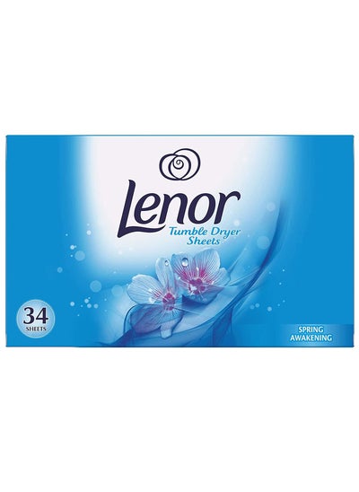 Buy Lenor Tumble Dryer Sheets Spring Awakening 34's in UAE