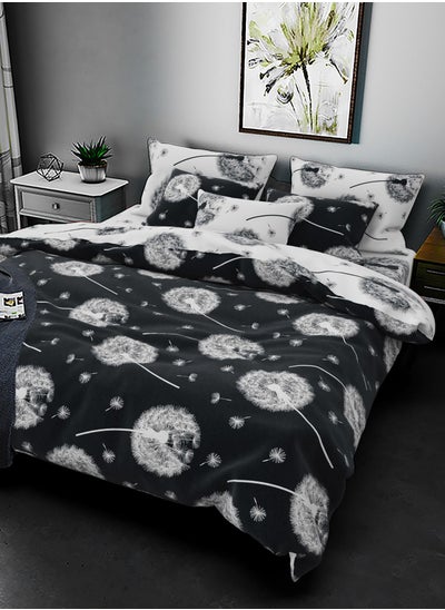 Buy Amali 6 Pcs High Quality Cotton Bed sheet Single Queen and King Set Including 1 Duvet Cover, 1 Fitted Sheet and 4 Pillow Covers bedding and Linen for Home in UAE