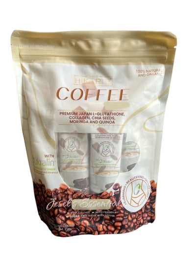 Buy Hikari Premium Japan Coffee Mocha (L-Glutathione, Collagen, Chia Seeds, Moringa and Quinoa) 10 Sachet in UAE
