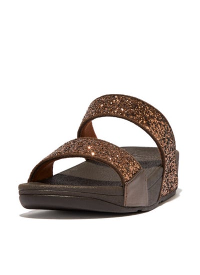 اشتري Fitflop Ladies Lulu Glitter Slides - ET3-806  Chocolate 36 في الامارات