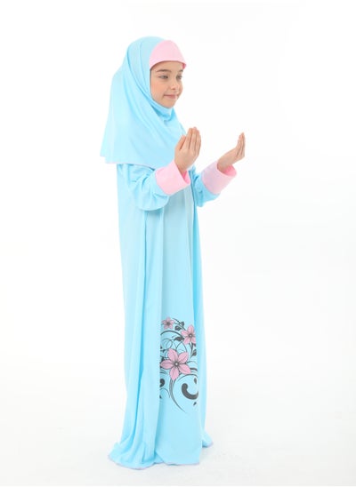 Buy Prayer Set For Girls Blue Color in UAE