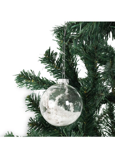 Buy Glass Xmas Ball, Multicolour - 8 cm in UAE