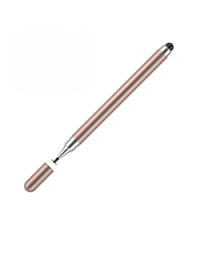 Buy Stylus Pen, 2 In 1 Multifunctional Universal Stylus Pen, Highly Accurate Drawing Tablet Capacitive Screen Touch Pen, Durable Portable Touch Screen Pen For Ios Android Tablet Mobile Phone, (Gold) in UAE