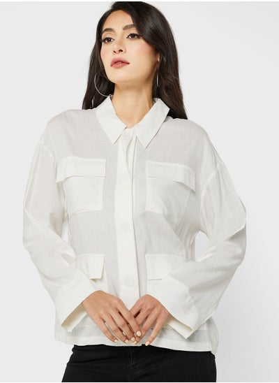 Buy Pocket Detail Jacket in Saudi Arabia