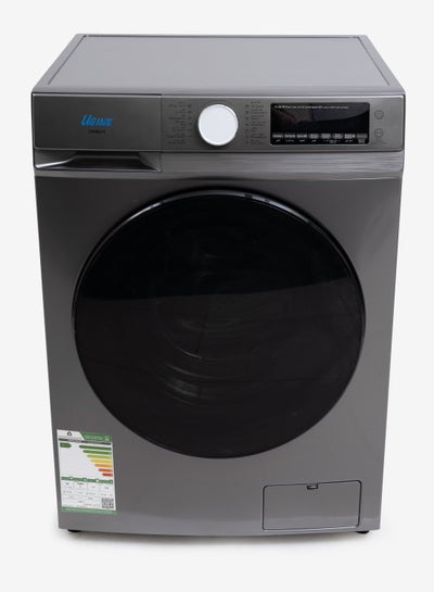 Buy Ugine Automatic washing machine, front load, 11 KG, 100% thermal drying, Inverter, energy saving, Silver - UWMC11S in Saudi Arabia