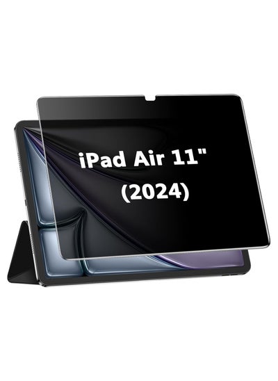 اشتري واقي شاشة للخصوصية متوافق مع iPad Air 11 بوصة 2024/ iPad Air الجيل السادس، زجاج مقسى مضاد للتجسس 9H، مضاد للخدش، خالٍ من الفقاعات لجهاز iPad Air 11 في الامارات