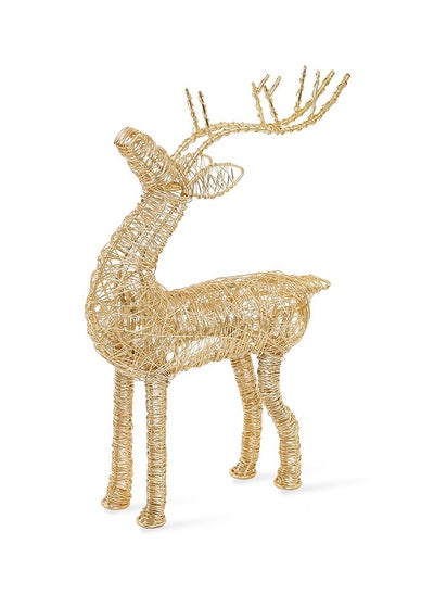 اشتري Fiesta Deer with LED, Gold - 23x41 cm في الامارات