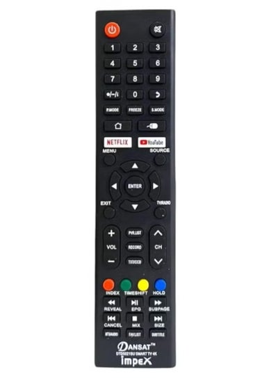 Buy IMPEX , IKON , GEEPAS , VIDEOCON , STARTRACK , SONASHI , ELECTA , STARGOLD , FREGO Smart TV LCD LED Remote With Upgraded Infrared. Support All Brand in UAE