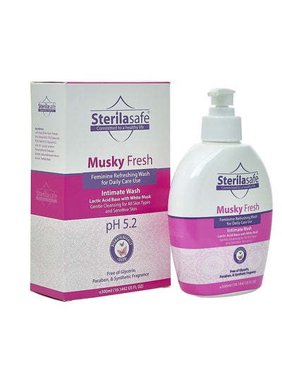 اشتري Sterilasafe Musky fresh Intimate Wash 300 ml في السعودية