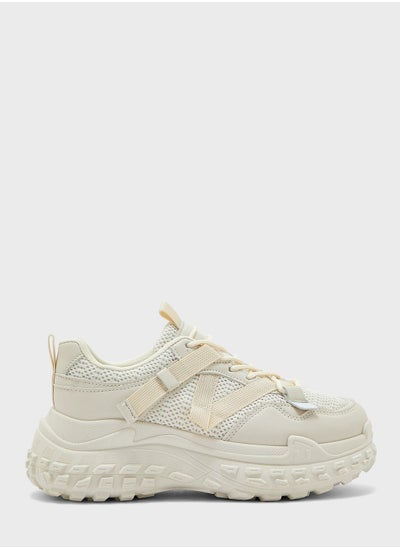 Buy Strap Detail Chunky Detail Sneaker in UAE