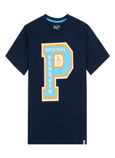 Buy Penguin Boys Collegiate Logo T Shirt in Saudi Arabia