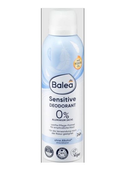 Buy Balea Deodorant Sensitive Body Spray With 0% Aluminum For Women 200 ml in Egypt