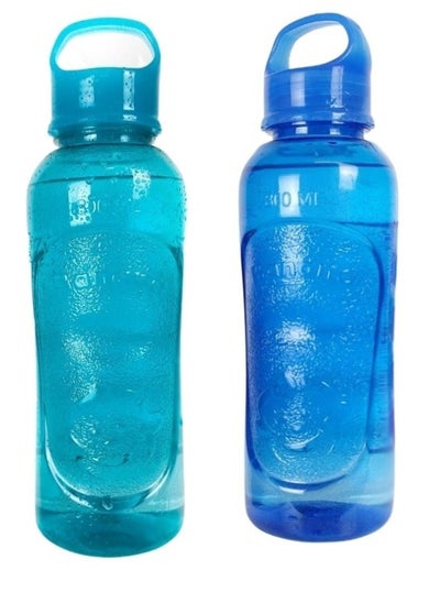 Buy 2 pieces of 800ml plastic water bottle in Egypt