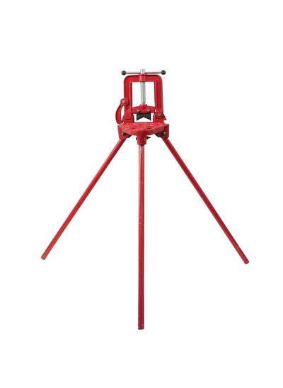 Buy Heavy Duty Tri-Stand Pipe Vise - Red in Saudi Arabia