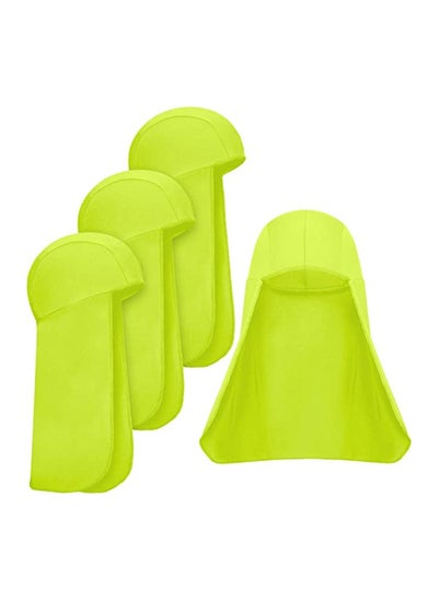 اشتري Shade Sun Cap, 4 Pieces Hard Hat Neck Protector Cap Elastic Cooling Skull في الامارات