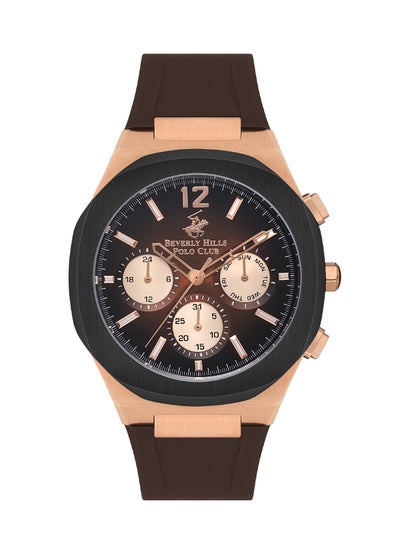 اشتري BEVERLY HILLS POLO CLUB Men's Multi Function Brown Dial Watch - BP3539X.844 في الامارات