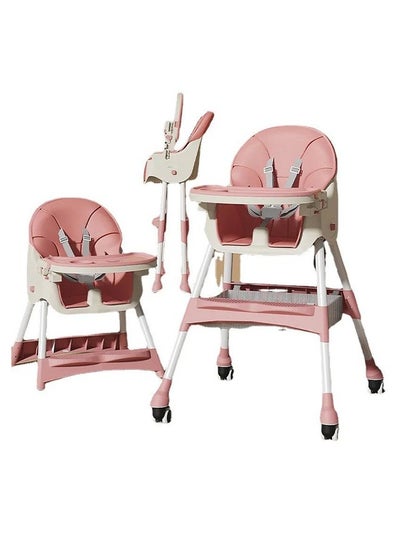 اشتري Highchair With Large Feeding Tray, 3-Gear Adjustable Seat Cushion في السعودية