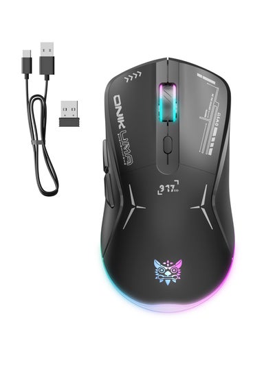 Buy 2.4G E-sports Game Mouse Mechanical Computer USB Colorful RGB Mouse in Saudi Arabia