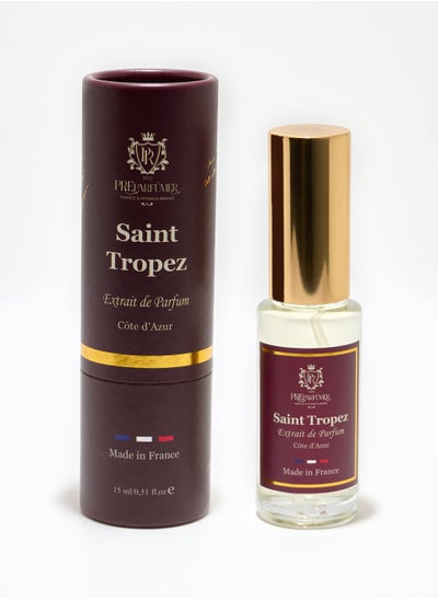 اشتري معطر من فرنسا اكستريت دي بارفان سان تروبيه للنساء - عطر خشبي، زهري وفاكهي - عطر فاخر يدوم طويلاً، 15 مل في الامارات