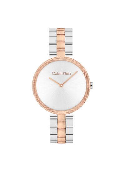 Buy Round Analog Women's Silver White Case Watch - 25100040 in UAE