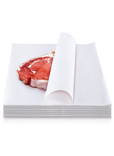White Butcher Paper 100 Pieces 12 x 12 Inches Disposable Butcher Paper ...