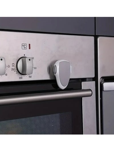 اشتري Oven Door Lock, Oven Front Lock Easy To Install And Use Durable And Heat-Resistant Material No Tools Need Or Drill في السعودية