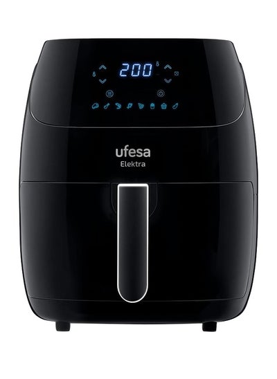 اشتري Elektra Oil Free Air Fryer, 5L, Digital Touch Control, 8 Programmes, 1500W, APP with Recipe Box, Adjustable Temperature and Time, Anti-Stick Tray and Pan, Anti-Stick Tray and Pan في الامارات