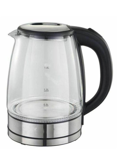 Buy Electric Steam Tube Tea Kettle Capacity 2 Liters Black/Silver Model 222 in UAE