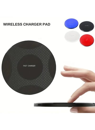 Buy 1pc Wireless Charger For IPhone Samsung S23 S22 Xiaomi 10 Induction, Portable Wireless Charging Board in UAE