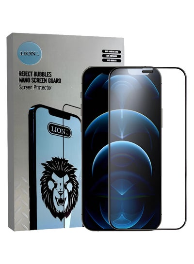 Buy 11D Nano screen protector for iPhone 13/13 Pro, anti-break and anti-scratch, with UHD high definition, maximum protection for the screen from scratches and breakage from Lion in Saudi Arabia