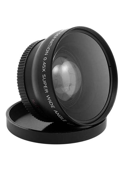 Buy 52MM 0.45x Fisheye Wide Angle Macro Lens For Nikon Black in UAE