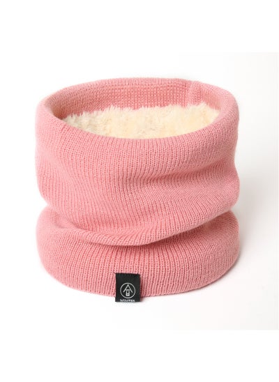 Buy Unisex Knit Neck Warmer Thick Winter ScarfWJ99-13 Pink WJ99-13 Pink in Saudi Arabia