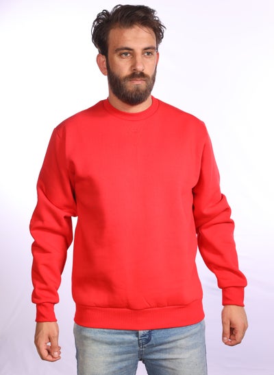 Buy Sweat shirt Milton Embroidered  "Kanda" Red,XL in Egypt