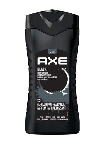 اشتري Axe Black 3 In 1 Body, Face & Hair Wash For Men 250ml في السعودية