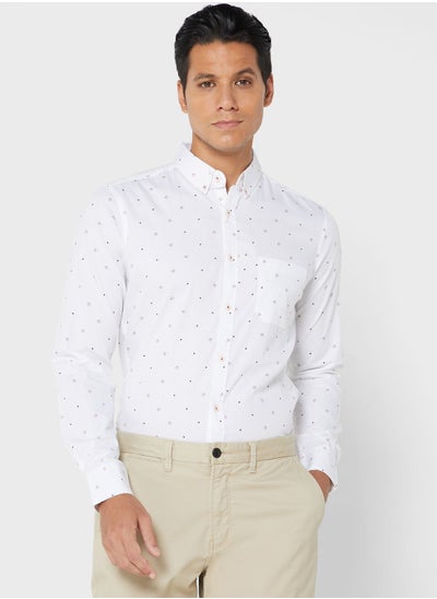 Buy Button Down Collar Regular Full Sleeve in Saudi Arabia