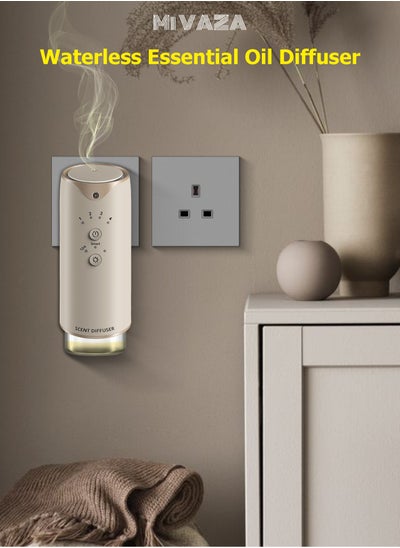 Buy Air Fragrance Device - Air Perfuming Device with Light Sensor - Wall Mounted Aroma Diffuser with Night Light - Smart Automatic Spray - Cordless Deodorizer - Built-in Battery - 130ml in Saudi Arabia