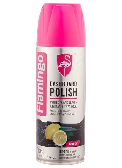 Buy Flamingo car dashboard polish spray with lemon - 450 ml in Egypt