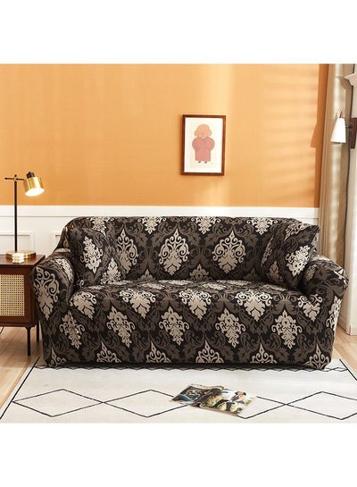 Buy Stretch Sofa Slipcovers Non Slip Armchair Couch Cover With Elastic Straps Furniture Protector Washable Anti Skid in UAE